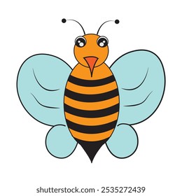 bee icon vector illustration design template