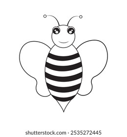 bee icon vector illustration design template