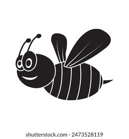bee icon vector illustration symbol design