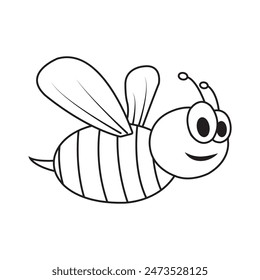 bee icon vector illustration symbol design