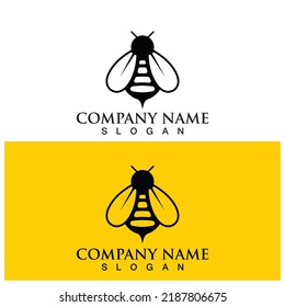 bee icon vector illustration template design