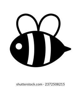 bee icon - vector sign