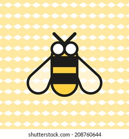 Bee illustration  and