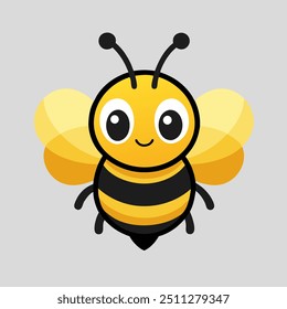 Design de logotipo gráfico de ilustração de abelha