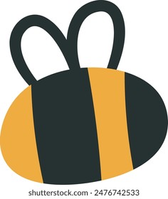 Bee Insect Drawing Vector Illustration