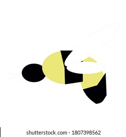 bee insect fly cartoon honey symbol vector