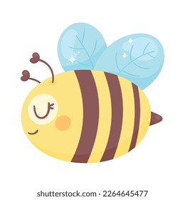 bee insect flying animal icon