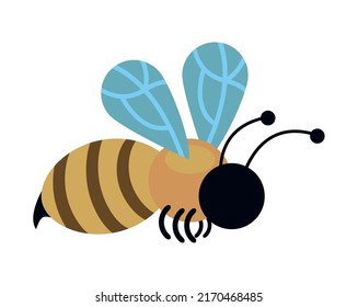 icono del manantial del jardín del insecto de abeja