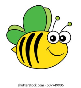 bee Insect Poultry nature beast icon cartoon design abstract illustration animal