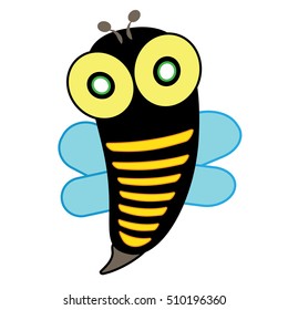 bee Insect Poultry nature beast icon cartoon design abstract illustration animal