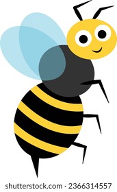 Bee insect vector image or clip art