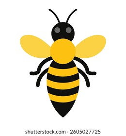 bee isolated vector art design