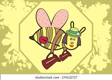  bee with jug