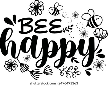 Bee Kind Lettering Designs Collection