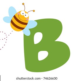 Bee Letters B Stock Vector (Royalty Free) 74626630 | Shutterstock