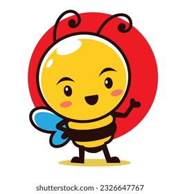 Bee Light Bulb Character Yellow