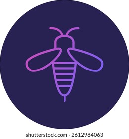 Bee Line Circle Gradient Style