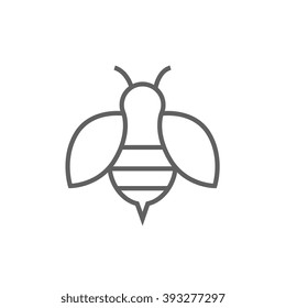 Bee Line Icon Stock Vector (Royalty Free) 393277297 | Shutterstock