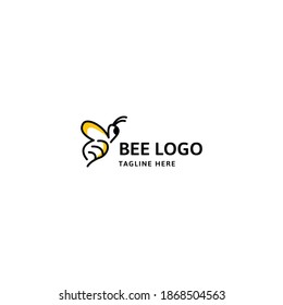 Bee line logo design template
