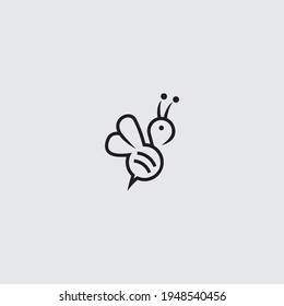bee line logo is simple and clean