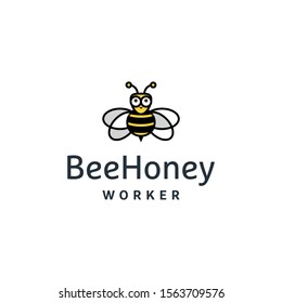 Bee line outine icon symbol Concepts logo design Graphic Vector Abstract download