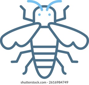 Bee Line Two Colour Icon