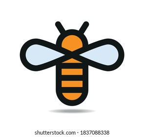 Bienenlineares Zeichnen. Honigkamm.
