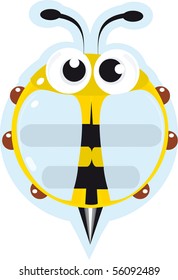 Bee. little cartoon insect for you.