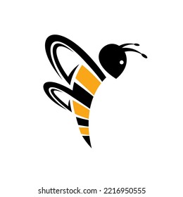 Bee Logo can be use for icon, sign, logo and etc