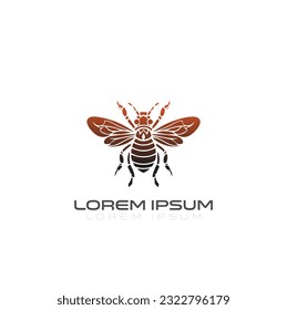 Bee Logo can be used for company, icon, and others. queen bee logo design. abstract Bee icon Logo design. bee logo design vector and business icon.