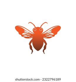 Bee Logo can be used for company, icon, and others. queen bee logo design. abstract Bee icon Logo design. bee logo design vector and business icon.