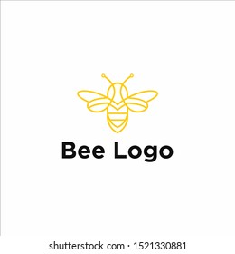 Bee Logo for company, modern.