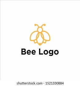 Bee Logo for company, modern.