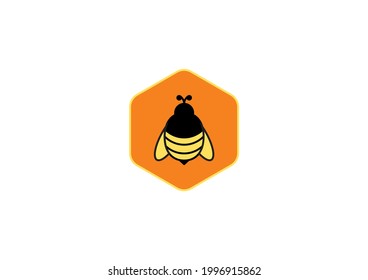 Bee Logo Concept for Honey Label