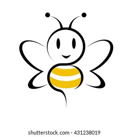 bee logo design