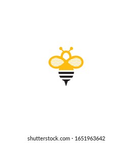Bee Logo design. bee logo Concept for honey package design. 