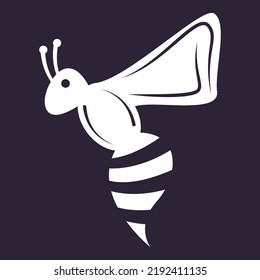 Bee Logo design for honey package. Bee Logo Template vector icon illustration design.
