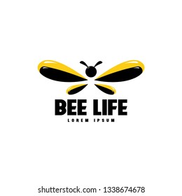 Bee Logo Design and Icon 