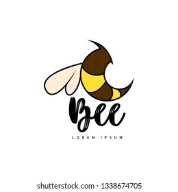 Bee Logo Design and Icon 
