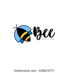 Bee Logo Design and Icon 