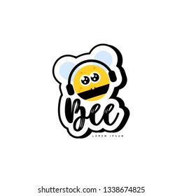 Bee Logo Design and Icon 