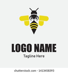 bee logo design inspiration. bee logo template - Vector