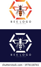 Bee Logo Design. Modern Design. 
