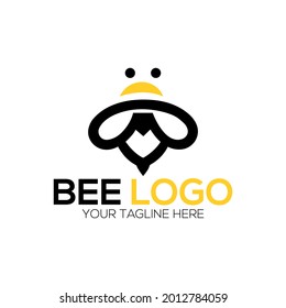 Bee logo design. Modern bee logo design.