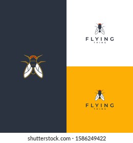 Bee logo design in modern style