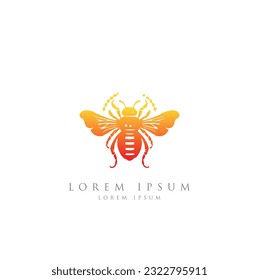 Bee logo design template, Hornet bee mascot esport logo design, Angry bee esport mascot logo design.Nature's sweet taste. most reliable honey bee-sweet product.honey Bee badge, vintage sign logo desig