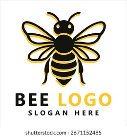 Ícone de modelo de design de logotipo Bee