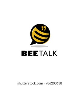 Bee Logo Design Vector