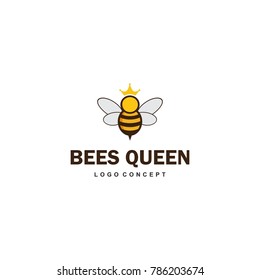 Bee Logo Design Vector