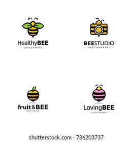 Bee Logo Design Vector